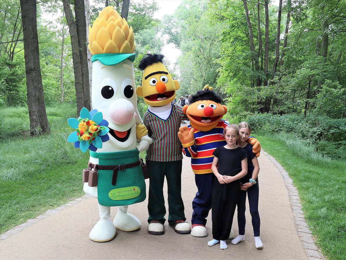 Maskottchen zu Besuch